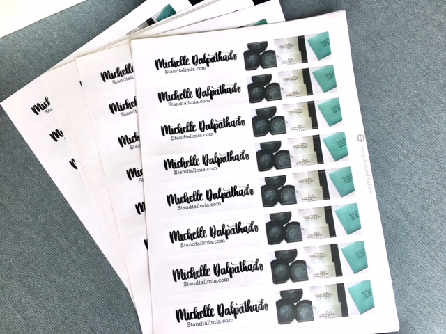 zazzle wrap around labels